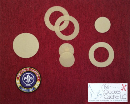 Tan World Crest w/ Ring